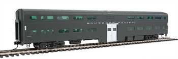 WalthersProto 85' Pullman-Standard Bi-Level Commuter Coach - Lighted - Ready To Run -- Southern Pacific(TM) (Gray w/decal) - 920-16514