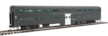 WalthersProto 85' Pullman-Standard Bi-Level Commuter Coach - Lighted - Ready To Run -- Southern Pacific(TM) #3736 (Gray) - 920-16511