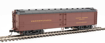 WalthersProto 50' Pennsylvania Class R50b Express Reefer -- Pennsylvania Railroad w/Decals (Tuscan, black, Dulux) - 920-9700