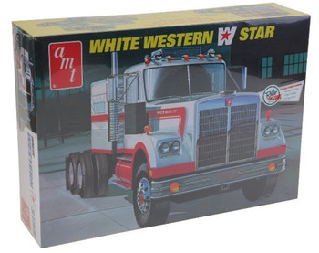 AMT 1/25 Western Star Semi Tractor, White - AMT724