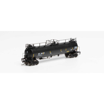 Athearn N TankTrain Intermediate,GATX/Yellow Stripe #48618 - ATH15055