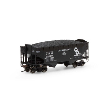 Roundhouse HO 34' 2-Bay Offset Open Hopper, C&O #52777 - RND1285