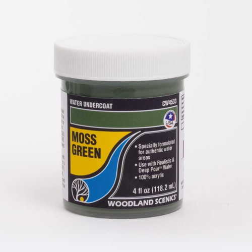 Woodland Scenics Water Undercoat, Moss Green - WOOCW4533