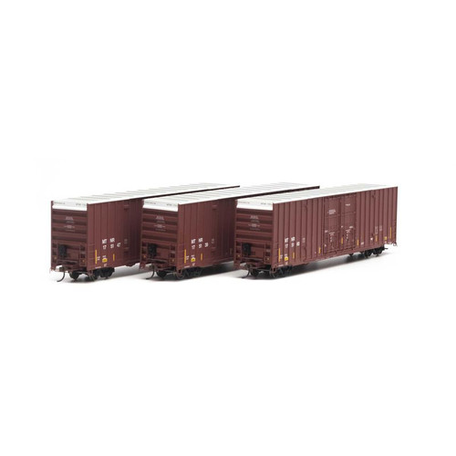 Athearn HO RTR 60' Gunderson Box, M&T (3) - ATH75272