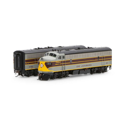 Athearn Genesis HO F7 A/B w/DCC & Sound, EL/Freight #6111/#6352 - ATHG19557