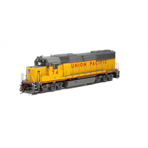 Athearn Genesis HO GP50 Phase 1, UP/Yellow & Grey #74 - ATHG65697