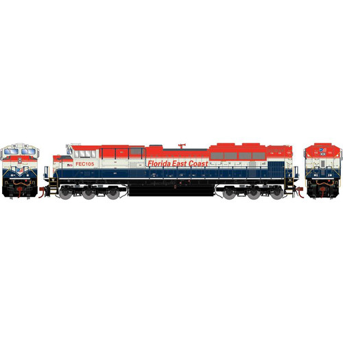 Athearn Genesis HO G2 SD70M-2 w/DCC & Sound, FEC #105 - ATHG70675