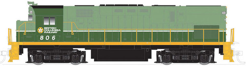 Atlas Alco C425 Phase 2 - LokSound and DCC - Classic Gold -- British Columbia Railway 809 (2-Tone Green, Straight White Stripe) - ATL10003301