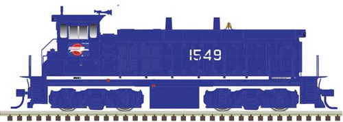 Atlas EMD MP15DC - Standard DC - Master(R) Silver -- Missouri Pacific 1549 (blue, white) - ATL10003850