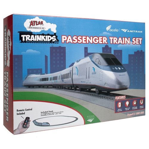 Atlas Trainkids - Battery-Powered Train Set -- Amtrak(R) Acela - ATL15000000