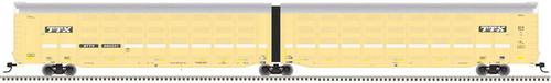 Atlas Articulated Auto Carrier - Ready to Run - Master(R) -- Trailer-Train BTTX #880238 (Faded; yellow, silver, black, white) - ATL20005818