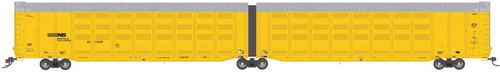 Atlas Articulated Auto Carrier - Ready to Run - Master(R) -- Norfolk Southern #110125 (yellow, silver, black, white) - ATL20005823