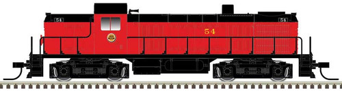 Atlas N Alco RS2 - Standard DC - Master(R) Silver -- Chicago Great Western 54 (maroon, black, Lucky Strike Logo) - ATL40004602