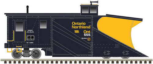 Atlas Russell Snow Plow - Ready to Run - Master(R) -- Ontario Northland 555 (blue, yellow) - ATL50005874