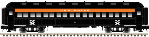 Atlas N ACF Heavyweight 60' Coach - Ready to Run -- New Haven #8131 (black, orange, white) - ATL50006263