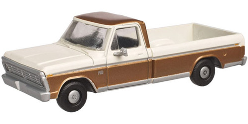 Atlas O 1/48 SCALE 1973 FORD F-100 SEQUOIA BROWN / WIMBLEDON WHITE - ATO3009919