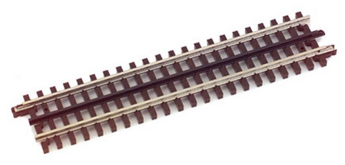 Atlas O 21st Century Track System(TM) Nickel Silver Rail w/Brown Ties - 3-Rail -- Straight - 10" 25.4cm - ATO6050