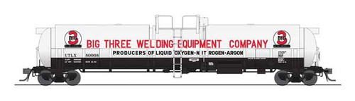 Broadway Limited Cryogenic TankCar,Big 3Welding Equipment,2-pack,HO - BLI6314