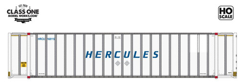 Class One Model Works HYUNDAI 48' EXTERIOR POST CONTAINER - HERCULES FORWARDING - HRCU 160133 - CT00519