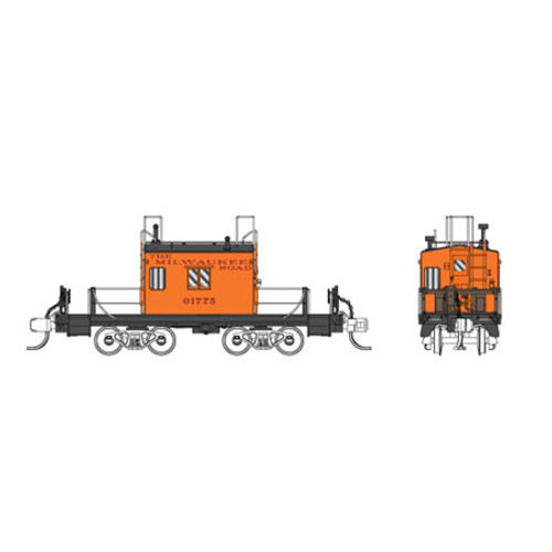 Fox Valley Models N Transfer Caboose, MILW/Maroon - FVM91152