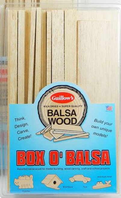 Guillows Box-O-Balsa 1# Random Sizes - GUI14