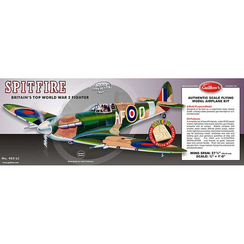 Guillows Supermarine Spitfire Laser Cut - GUI403LC