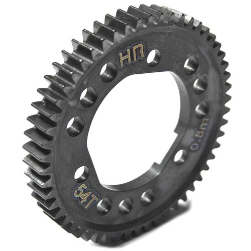 Hot Racing Steel Center Diff Spur Gear 32P 54T 0.8mm - HRASSLF254D