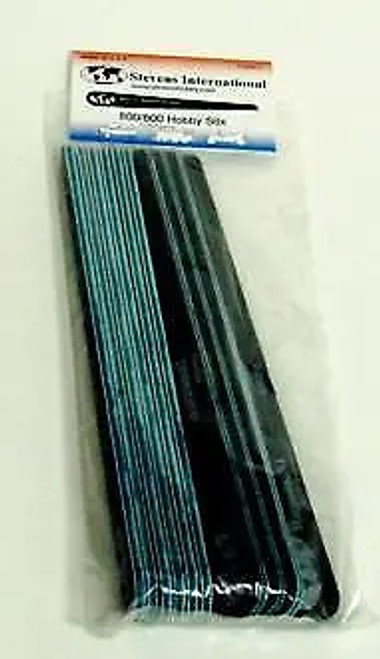 Stevens International 800/800 Grit XXX-Fine Hobby Stix Sanding Sticks (10/Bag) - HSX411