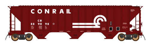 Intermountain Railway 4787 PS2-CD Covered Hopper Late Version - Ready to Run -- Conrail (Boxcar Red, Large Logo) - IMR472242