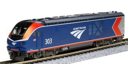 Kato Siemens ALC-42 Charger - Standard DC -- Amtrak #303 (Phase VI; blue, red, white, silver) - KAT1766052