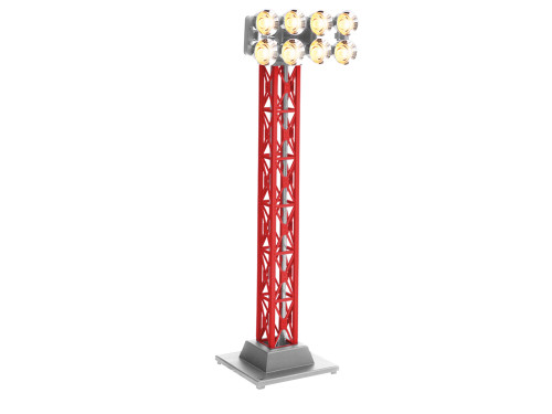 Lionel CHRISTMAS RED FLOODLIGHT TOWER - LNL682746