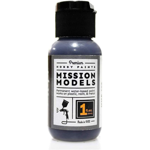 Mission Models Q1 Anti Glare Blue Black 1oz Acyrlic Paint - MIOMMP108