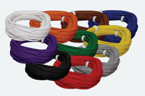 LokSound By ESU Super Thin Wire -- .5mm, 36AWG, 10m Roll, Orange - 397-51944