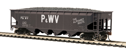 MTH - Mikes Train House HO 70-Ton Quad Hopper, P&WV #28 - MTH8575032