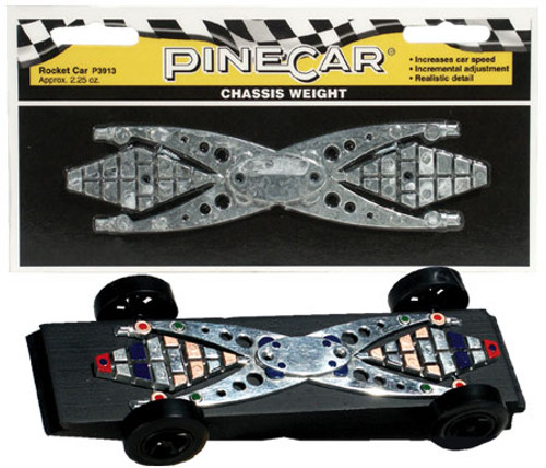 PineCar Chassis Weight, Rocket Car 2.25 oz - PIN3913