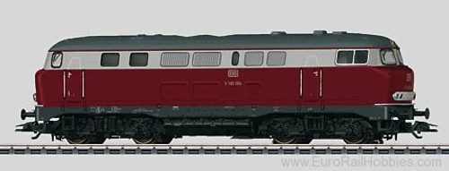 Marklin Diesel Class V 160 Lollo - 3-Rail - Digital & Sound Equipped -- German Federal Railway (Era III; crimson, gray) - 441-37741
