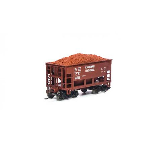 Roundhouse HO 24' Ribbed Ore Car w/Load, CN #123066 - RND87153