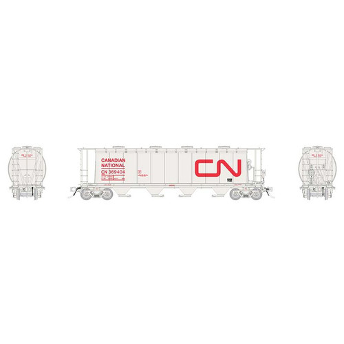 Rapido Trains HO NSC 3800 Covered Hopper CN White #2 - RPI127024A