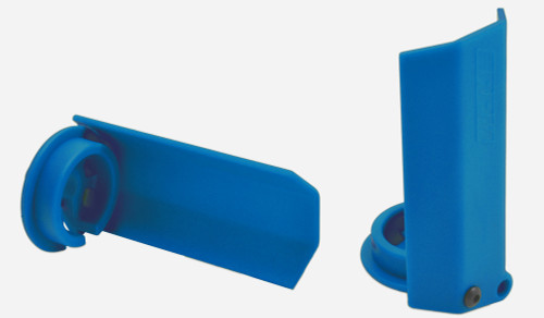 RPM Products Shock Shaft Guards: Traxxas X-Maxx, Blue - RPM80435