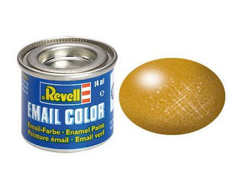 Revell of Germany 14ml Enamel Brass Metallic Tinlets - RVL32192