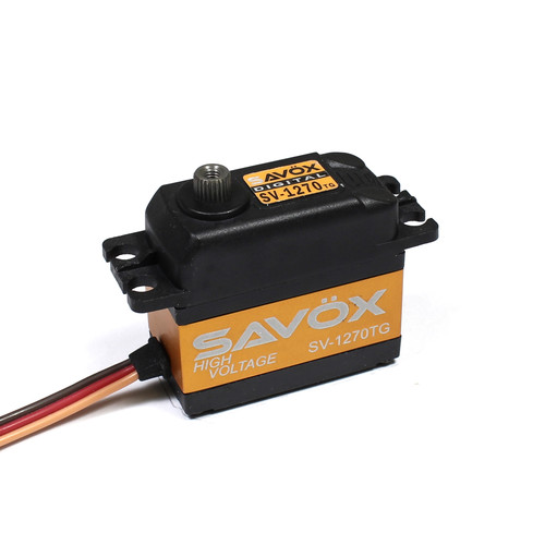Savox High Voltage Coreless Digital Servo 0.11sec / 486.1oz @ 7.4V - SAVSV1270TG
