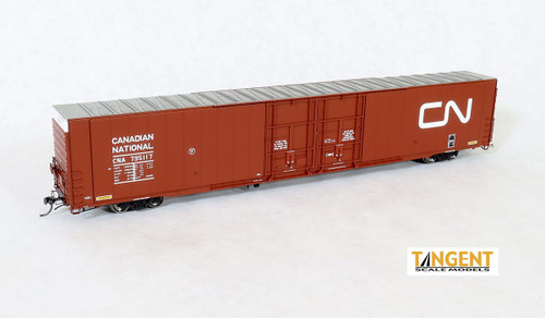 Tangent Scale Models Canadian National (CN) "Delivery 10-1978" Greenville 86' Double Plug Door Box Car #795125 - TAN25039-07