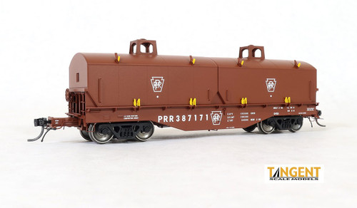 Tangent Scale Models Pennsylvania Railroad (PRR) "G41A Delivery 1966" w/ Hoods PRR Shops G41A Coil Car #387153 - TAN27010-07