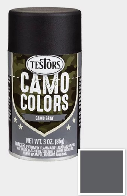 Testors 3OZ CAMO SPRAY, CAMOUFLAGE GRAY - TES342306