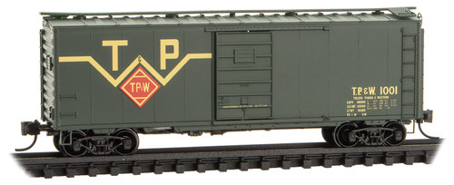 Micro-Trains N 40' STD BOX CAR - TP&W #1001 - 489-2000277