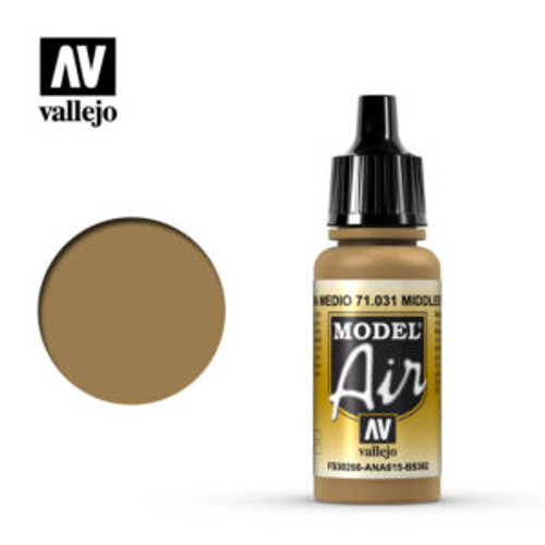 Vallejo 17ml Bottle Middle Stone Model Air - VJ71031