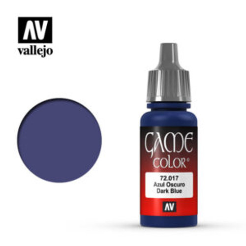 Vallejo 17ml Bottle Dark Blue Game Color - VJ72017