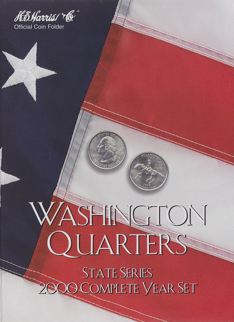 Whitman Coin Coin Folder - Washington Quarter State Series - 2000 - WHC8HRS2583