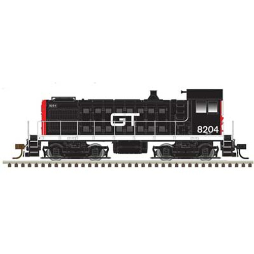 Atlas ATL10003819 Alco S4 - Standard DC - Master(R) Silver -- Grand Trunk Western 8204 (black, red) - ATL10003819