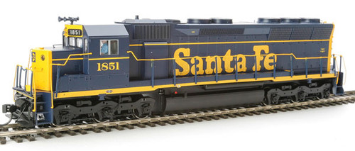 WalthersProto EMD SD45 - SoundTraxx(R) Tsunami(R) Sound & DCC -- Santa Fe #1851 (1966 As-Delivered blue, yellow Pinstripe) - 920-41068